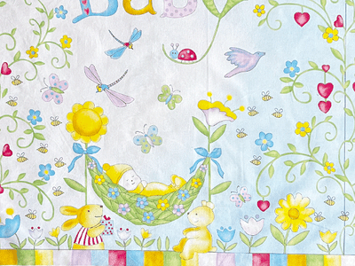 Quilting Cotton Panel Baby