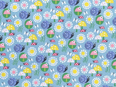 Quilting Cotton Lady Bug