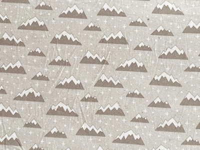 Quilting Cotton Mountains on Beige