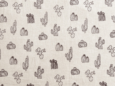 Quilting Cotton Captus on Beige