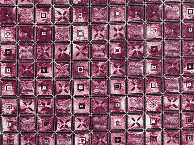 Geometric Quilting Cotton Burgundy G