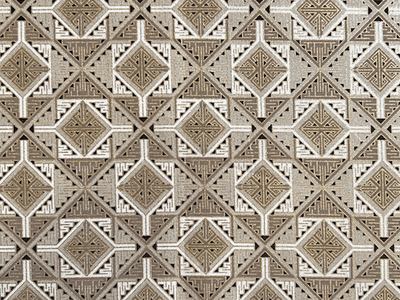 Geometric Quilting Cotton Gold G