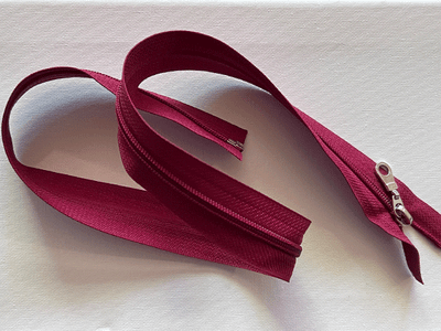 10 Pack 28'' Zipper Burgundy