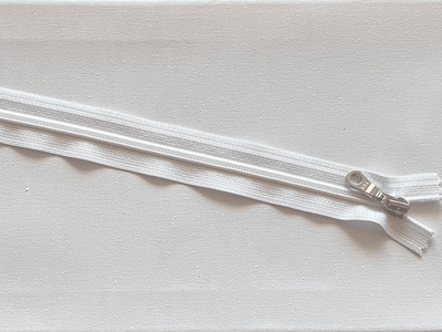 12'' Zipper White