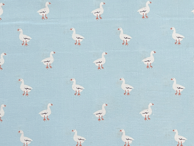 Quilting Cotton Seagull on Light Blue