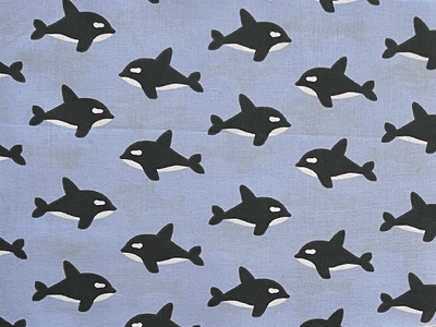 Quilting Cotton Orca