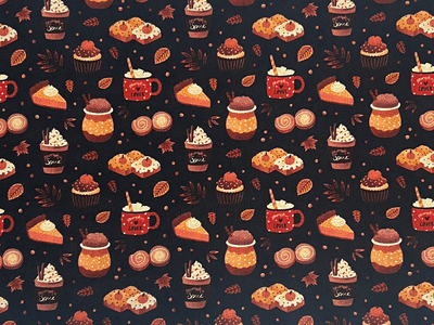 Quilting Cotton Pumpkin Lover on Black