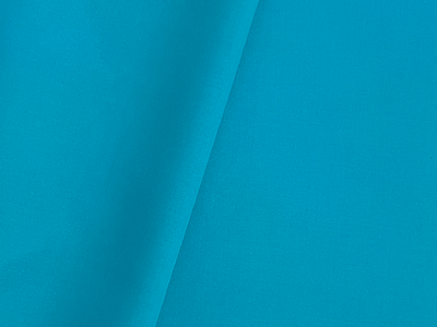 Broadcloth Turquoise Blue