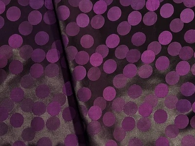 Satin Lining Black Purple