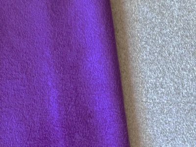 Reversible Two Tone Melton Violet Grey