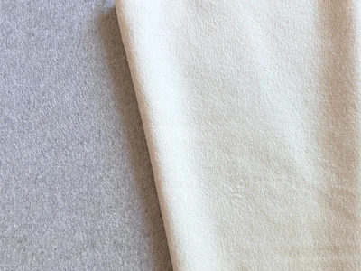 Reversible Two Tone Melton Off White Grey