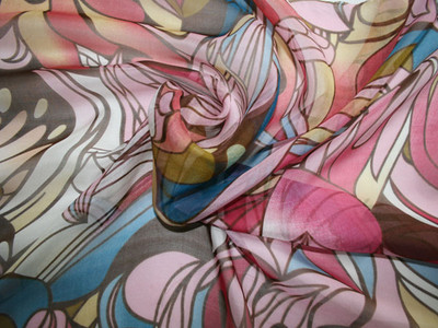 Printed Silk Chiffon D