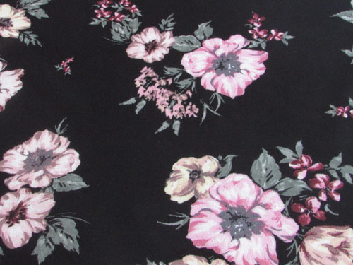 Rayon Crepe Floral 21 - fabric fabric