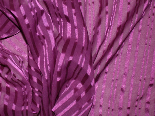 Striped Chiffon - fabric fabric