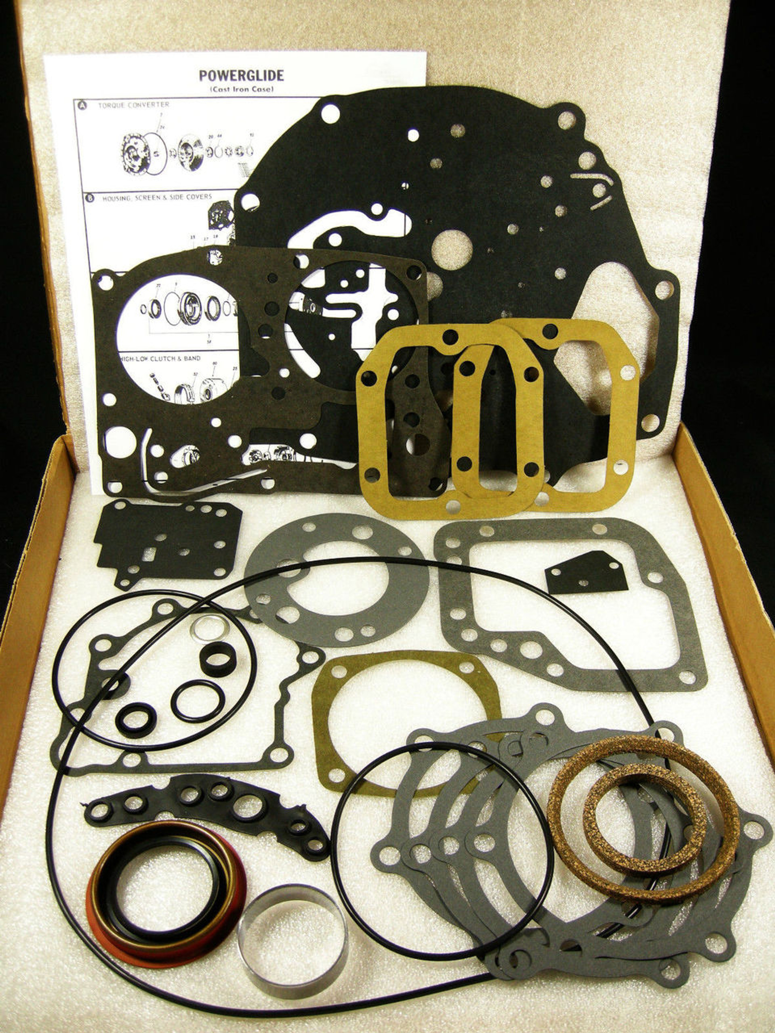 19501954 Powerglide Gasket & Seal External Sealing Kit Cast Iron