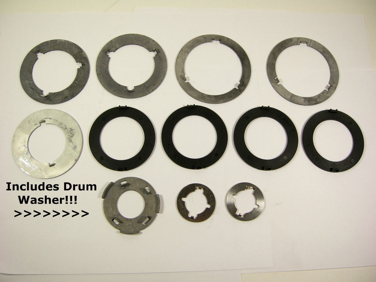196469 C4 Thrust Washer Kit w/ Selectives & FORWARD DRUM WASHER