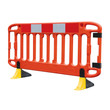 Frontier® 2m Blow Moulded Road Traffic Barrier - Orange