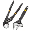 XTrade Water Pump Pliers + Wide Jaw Adjustable Twin Pack