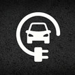 EV Charging Car Logo Thermoplastic