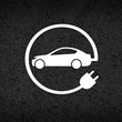 EV Charging Car Logo Thermoplastic
