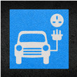 EV Charging Car Logo Thermoplastic