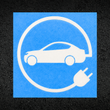 EV Charging Car Logo Thermoplastic