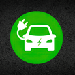 EV Charging Car Logo Thermoplastic