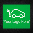 EV Charging Car Logo - Customisable Thermoplastic