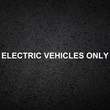Electric Vehicles Only Thermoplastic Road Marking