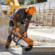 STIHL TS 500i petrol cut-off Saw for 350mm cutting disc