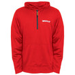 Caterpillar Guardian Quarter Zip Hoodie Red Tide