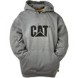 Caterpillar Trademark Hooded Sweatshirt Heather Grey