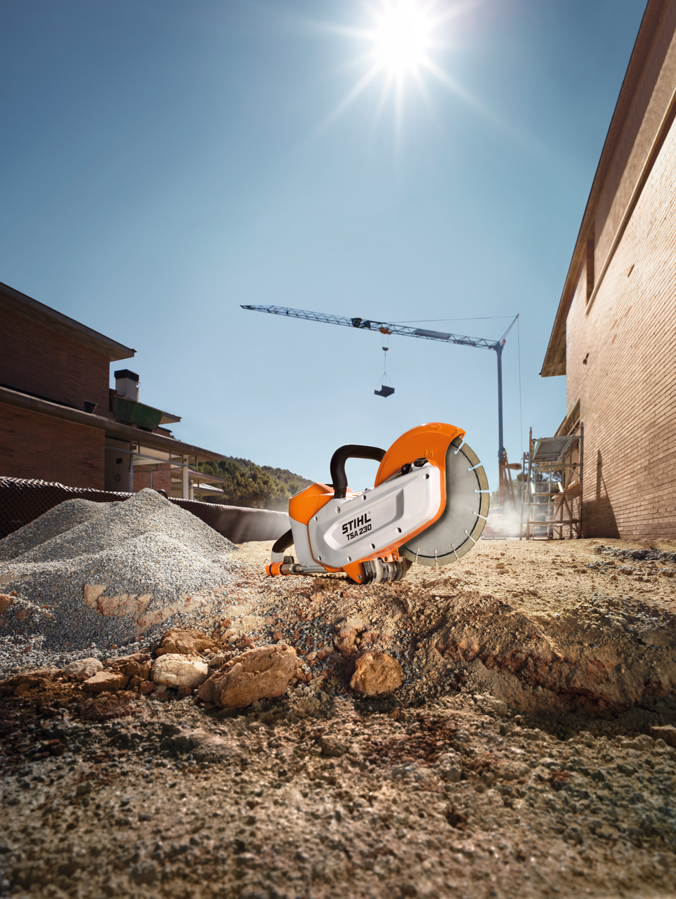 Stihl TSA 230 Cut Off Saw Body Only Red Stag Materials