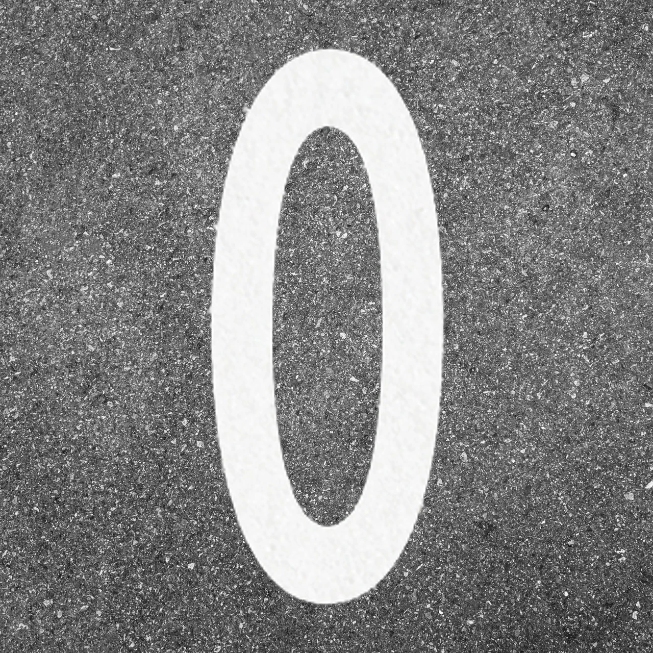Preformed Thermoplastic Numbers | 100mm to 1000mm | White or Yellow