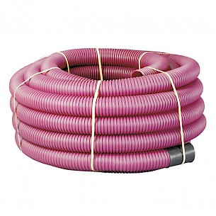 Twinwall Duct 110mm x 50m Coil, Purple