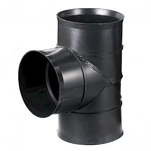 SingleWall 100mm Land Drain Connector