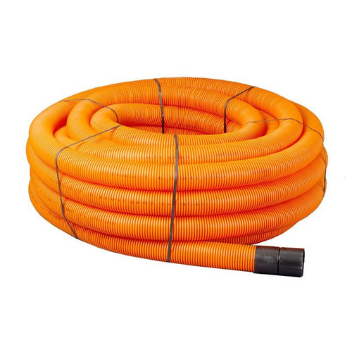 Twinwall Duct 110mm x 50m Coil, Orange