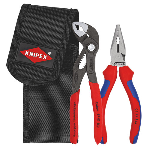 Knipex 002072V06 Mini Pliers Set in Belt Pouch (2 Piece)