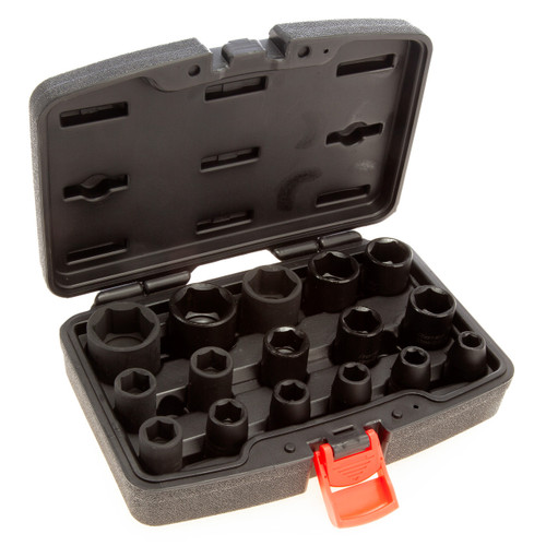 Sealey AK5624M Metric Impact Socket Set 1/2in Square Drive (16 Piece)