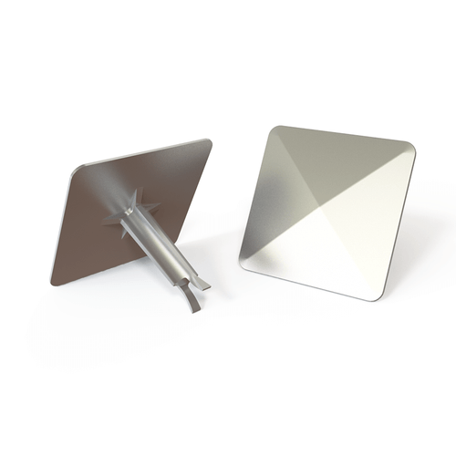 Aluminium Smooth Top Road Stud – 100mm x 100mm