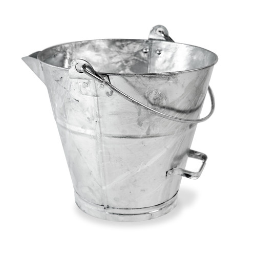 Galvanised V Lipped Tar Bucket