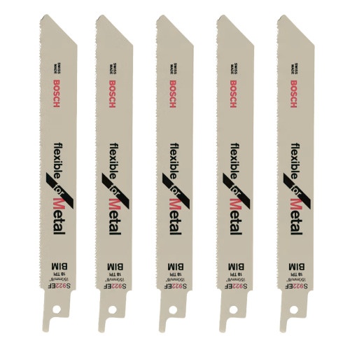 Bosch Metal Reciprocating Blades 150mm - Pack of 5