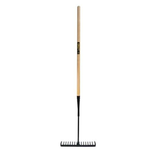 Tarmac 16 Tooth Rake With Wooden Handle