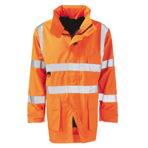 Vesuvius Jacket - Sun-Safe Fire Retardant 3/4 Length Orange