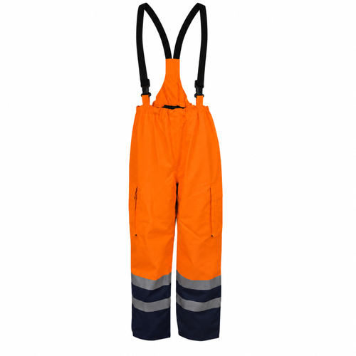Altitude Salopettes - Sun-Safe  Hi-Visibility Orange/Navy