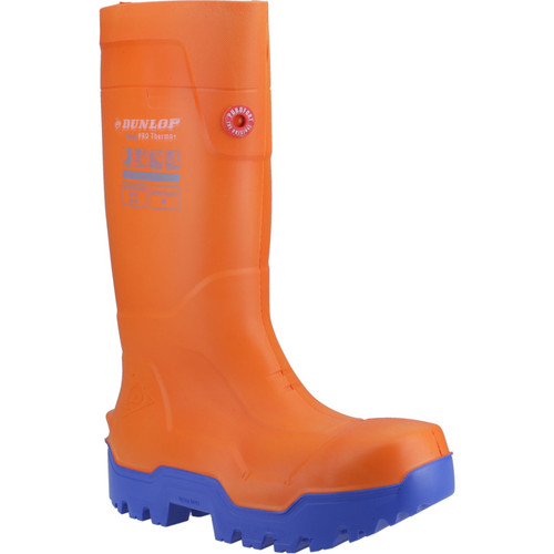 Dunlop FIELDPRO THERMO+ Safety Wellington Orange