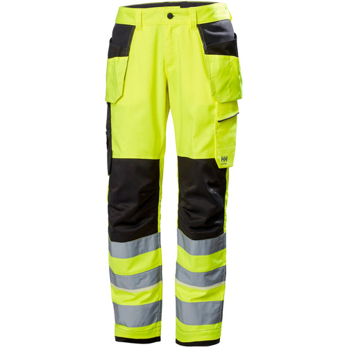 Helly Hansen Workwear UC-ME Construction Trouser CL2 Hi Vis Yellow/Ebony