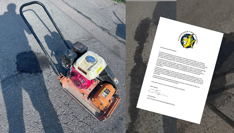 Red Stag Donates EZ Street Asphalt to ​the Johnshaven Fish Festival 