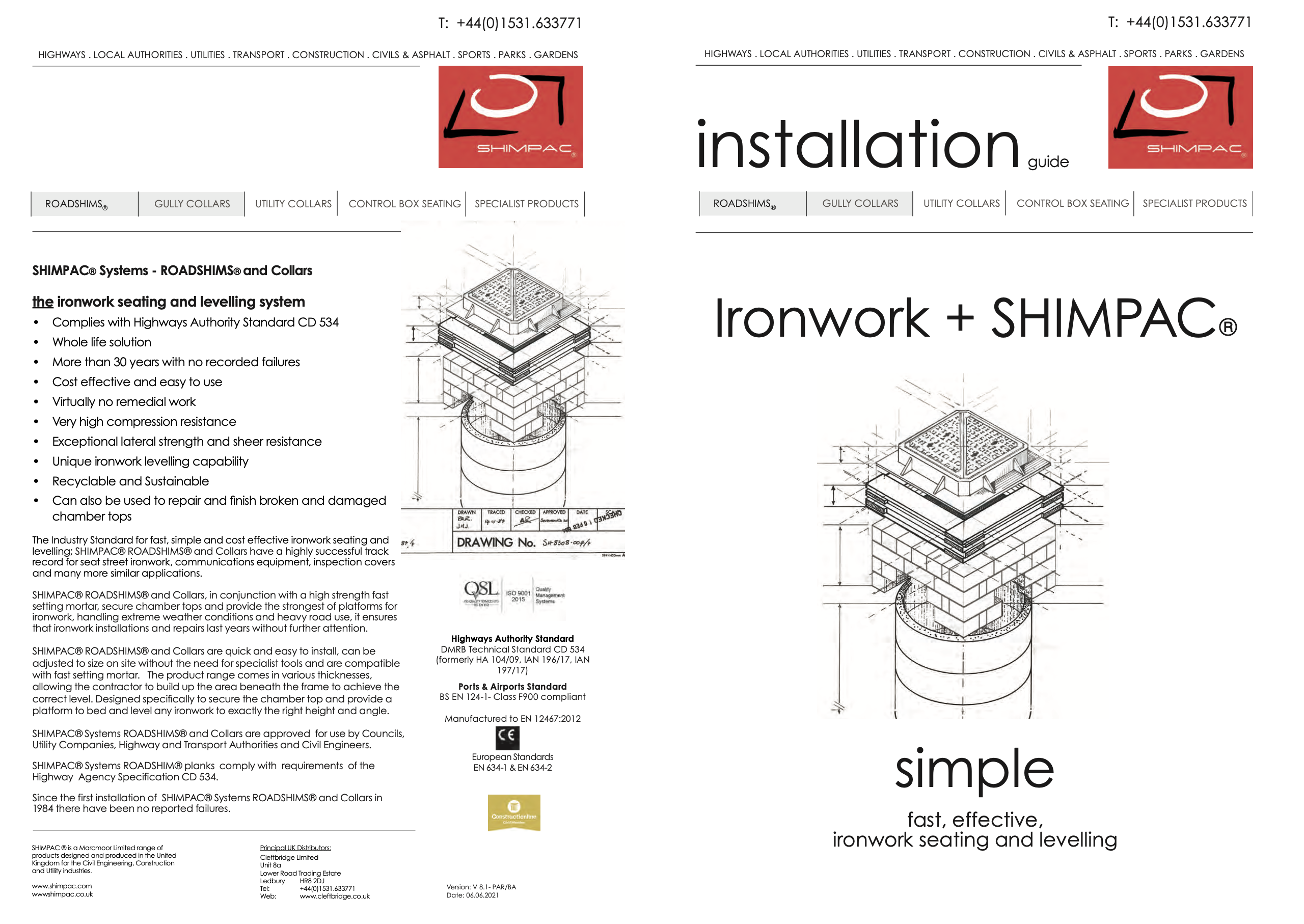 Preview of SHIMPAC® Roadshim Installation Guide