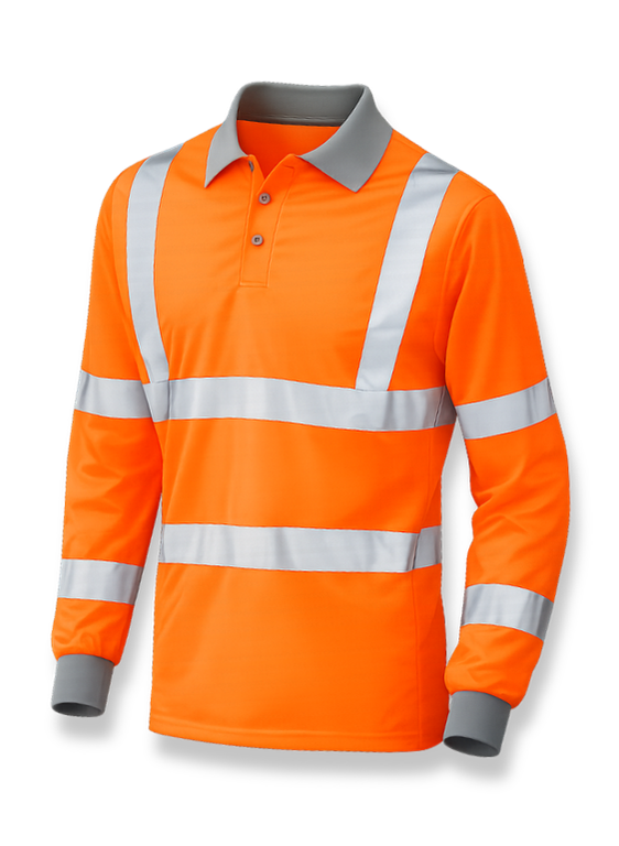 High-visibility orange tops